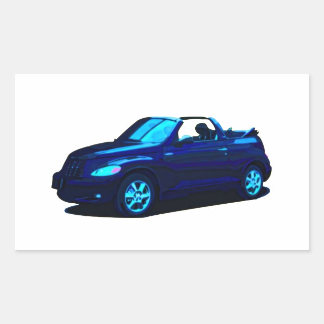 Sticker Rectangulaire Chrysler PT Cruiser 2005 (Devant)