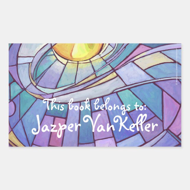 Sticker Rectangulaire Ciel en verre (Devant)
