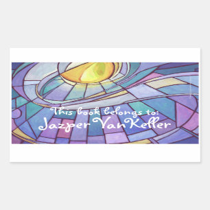 Sticker Rectangulaire Ciel en verre