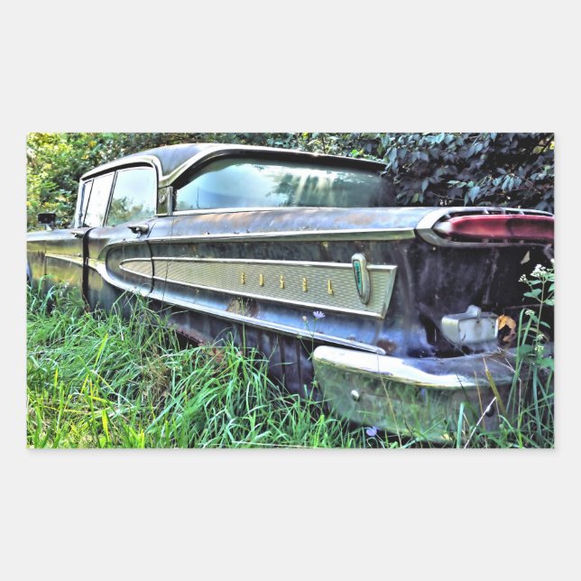Sticker Rectangulaire Citation d'Edsel 1958 (Devant)