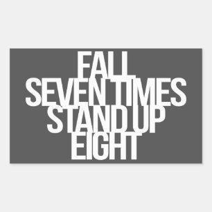 Sticker Rectangulaire Citation inspirante et motivante