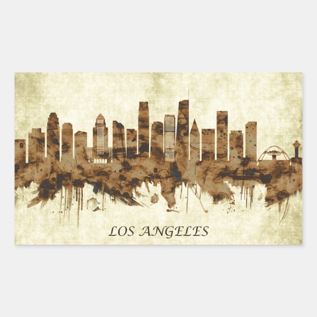 Sticker Rectangulaire Cityscape (Devant)
