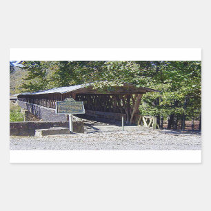 Sticker Rectangulaire Clarkson Pont couvert Alabama