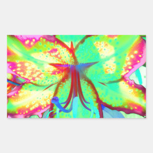 Sticker Rectangulaire Clé West Lily