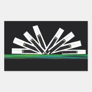 STICKER RECTANGULAIRE CLÉS DE MINUIT