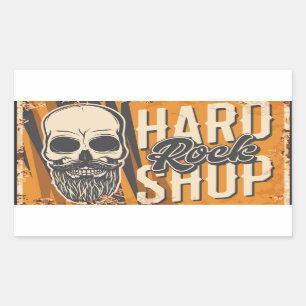 Sticker Rectangulaire Club de musique