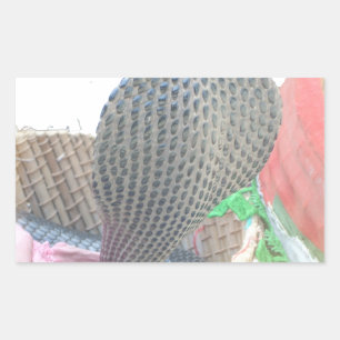 Sticker Rectangulaire Cobra dans le panier Imprimer