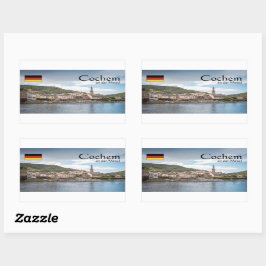 Sticker Rectangulaire Cochem Allemagne