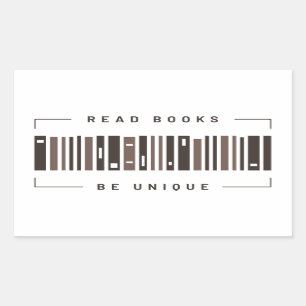 Sticker Rectangulaire Code-barres Livres