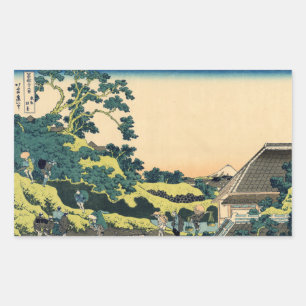 Sticker Rectangulaire Col Fuji from Mishima