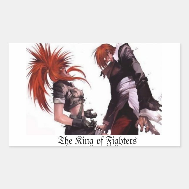Sticker Rectangulaire Colle the king of fighters (Devant)