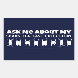Sticker Rectangulaire Collecteur Coque d'oeufs de requin