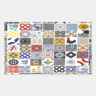 Sticker Rectangulaire Collection Azulejos