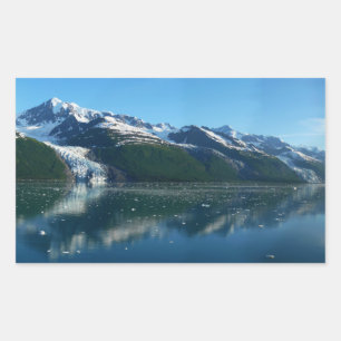 Sticker Rectangulaire College Fjord II Belle photographie de l'Alaska