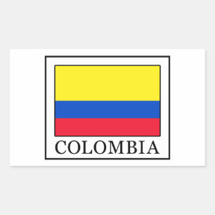 Sticker Rectangulaire Colombie