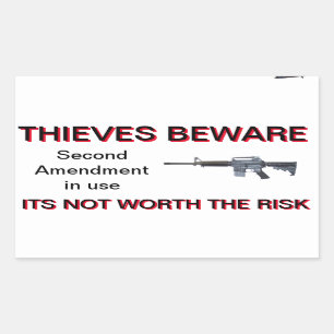 Sticker Rectangulaire Colt de deuxième modification AR-15