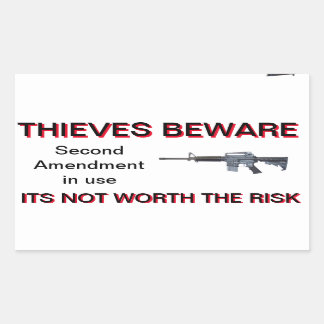 Sticker Rectangulaire Colt de deuxième modification AR-15