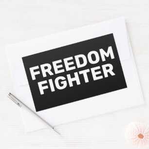 STICKER RECTANGULAIRE COMBATTRE DE LA LIBERTÉ