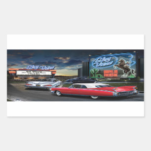 Sticker Rectangulaire Commande de Skyview dedans