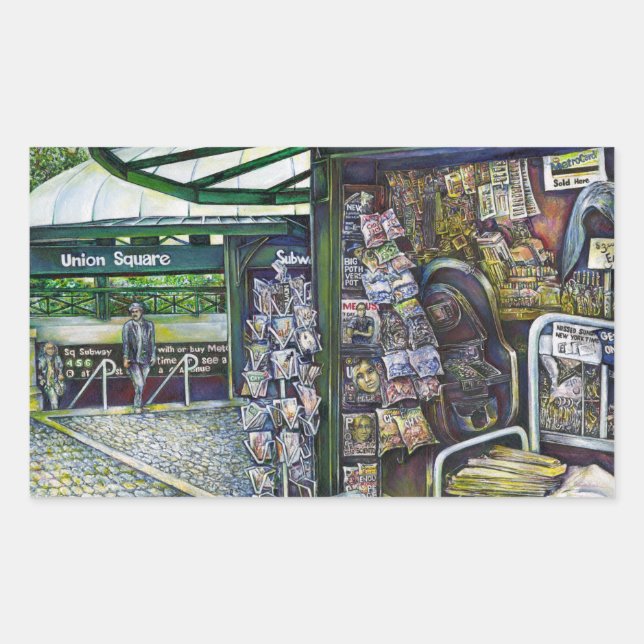 Sticker Rectangulaire Comment Est-Ce Qu'Une Image, Sans imagination ? (Devant)