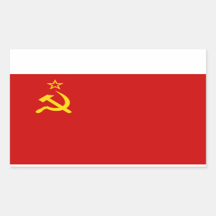 Sticker Rectangulaire Communauté Russia Flag USSR