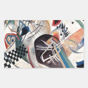 Sticker Rectangulaire Composition de Kandinsky