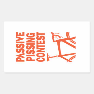 Sticker Rectangulaire Concours de baisers passifs