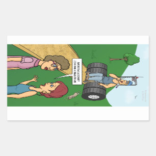 Sticker Rectangulaire Conserver Sur L'Autocollant Rectangulaire Du Camio