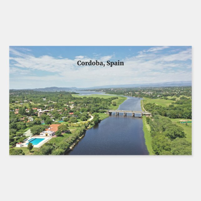 Sticker Rectangulaire Cordoue, Espagne (Devant)