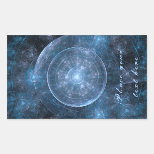 Sticker Rectangulaire Cosmos Background