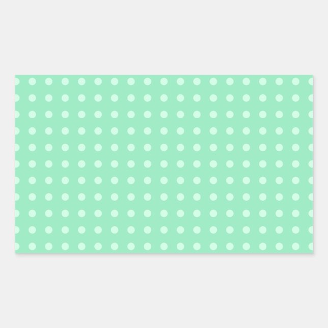Sticker Rectangulaire Couleur élégante de la Monnaie Modèle blanche pers (Devant)