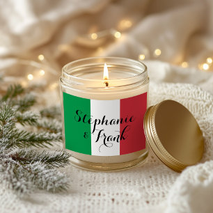 Sticker Rectangulaire Couleurs du drapeau italien pour un mariage