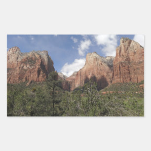 Sticker Rectangulaire Cour des Patriarches II à Zion National Park