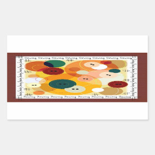 Sticker Rectangulaire Couture