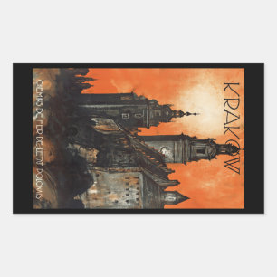 Sticker Rectangulaire Cracovie