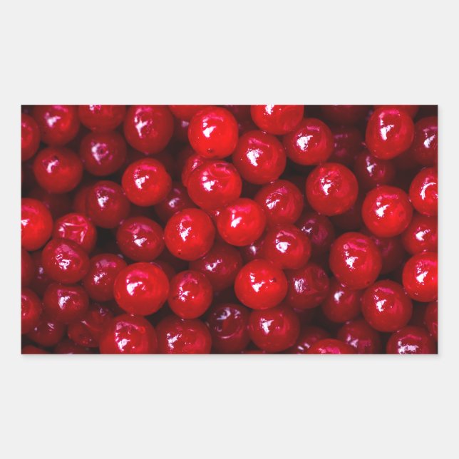 Sticker Rectangulaire Cranberry (Devant)