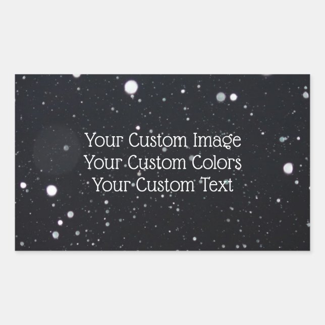 Sticker Rectangulaire Créer une personnalisation (Devant)