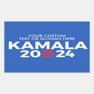 Sticker Rectangulaire Créez votre propre Kamala Harris 2024