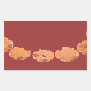 Sticker Rectangulaire Cristal de diamant : Pétales de RedRose PinkRose