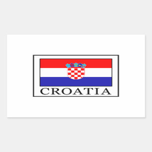 Sticker Rectangulaire Croatie