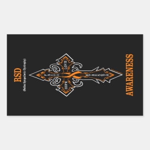 Sticker Rectangulaire Cross/Awareness...RSD