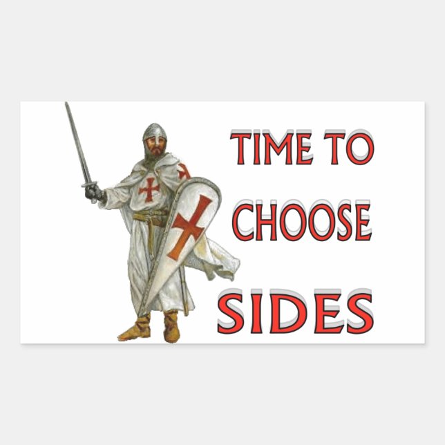 STICKER RECTANGULAIRE CRUSADER (Devant)