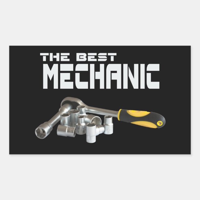 Sticker Rectangulaire Culot wrenches (Devant)