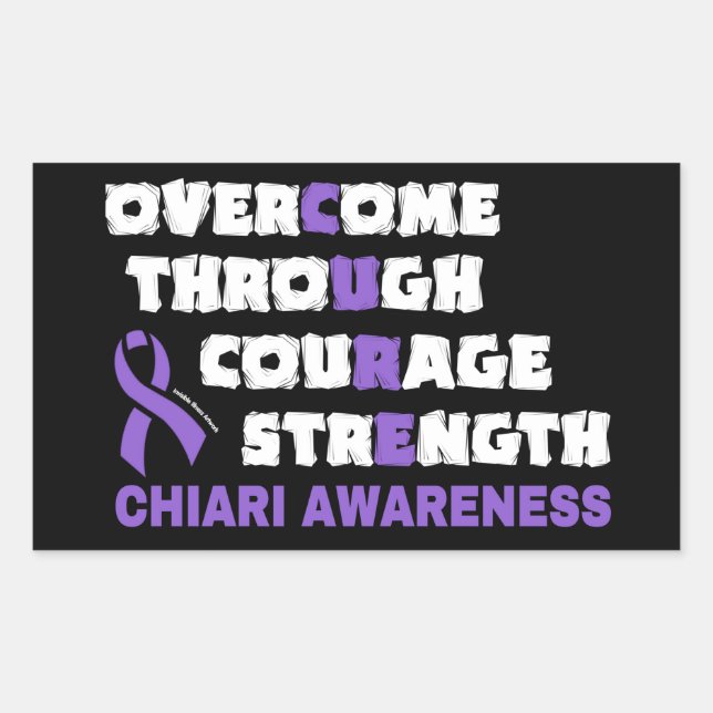 Sticker Rectangulaire CURE...Chiari (Devant)