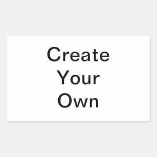 Sticker Rectangulaire Customisez vous-même