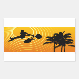 Sticker Rectangulaire cycles de soleil