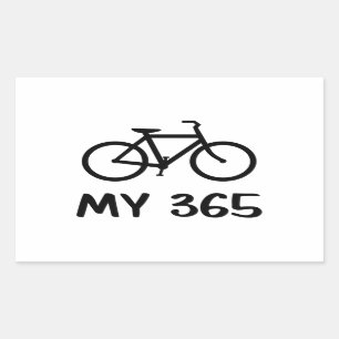 Sticker Rectangulaire Cyclisme, My 365