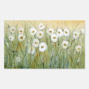 Sticker Rectangulaire Daisy Spring I