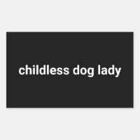 Dame de chien sans enfant minimaliste moderne drôl
