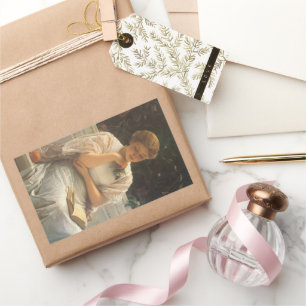 Sticker Rectangulaire Dans l'orangerie de Charles Edward Perugini